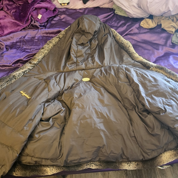 Baby Phat Brown Puffer Jacket with Hood - Picture 1 of 7